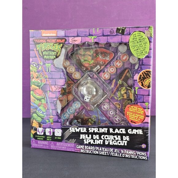 Teenage Mutant Turtle Mutant Mayhem Sewer Sprint Race Game - Picture 3 of 6